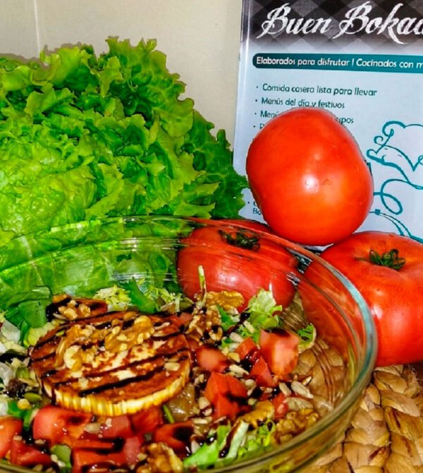 Ensalada Rulo de cabra