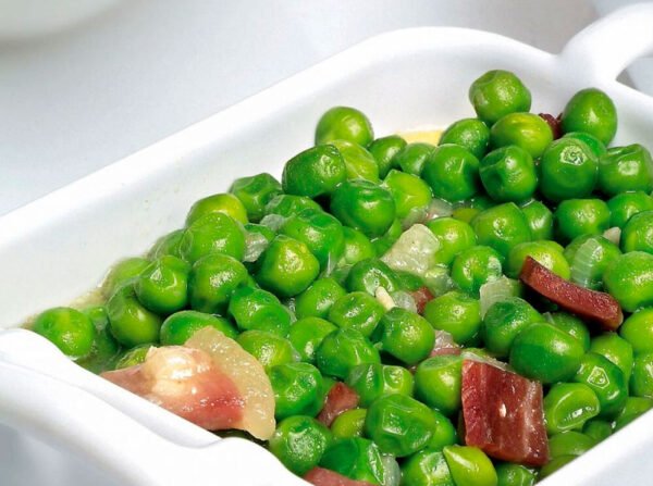 Guisantes con jamón