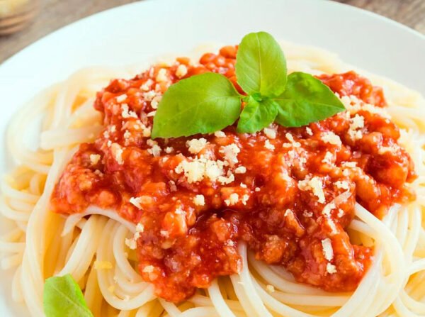 Pasta a la boloñesa